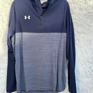 New Under Armour Navy and Gray Pullover